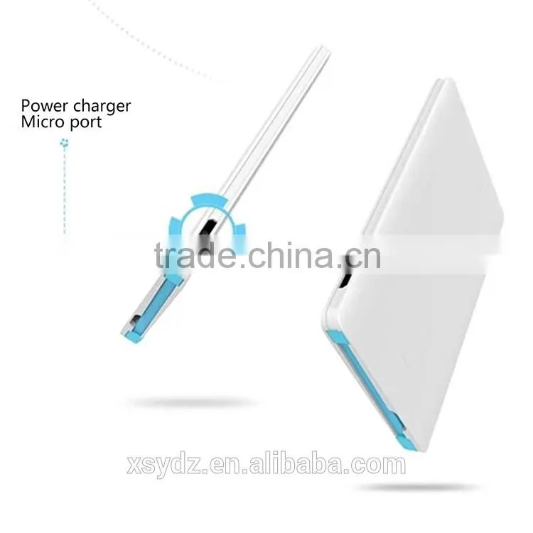 2600mah power supply Ultra thin thanksgiving gift card