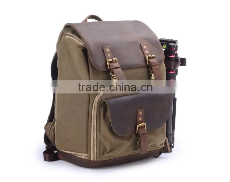 2016 shopping new vintage men's leather backpack shoulder,stylish Digital Camera Backpack,Travel Bags for cool men
