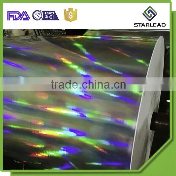 High evenness wenzhou factory low price metalized paper