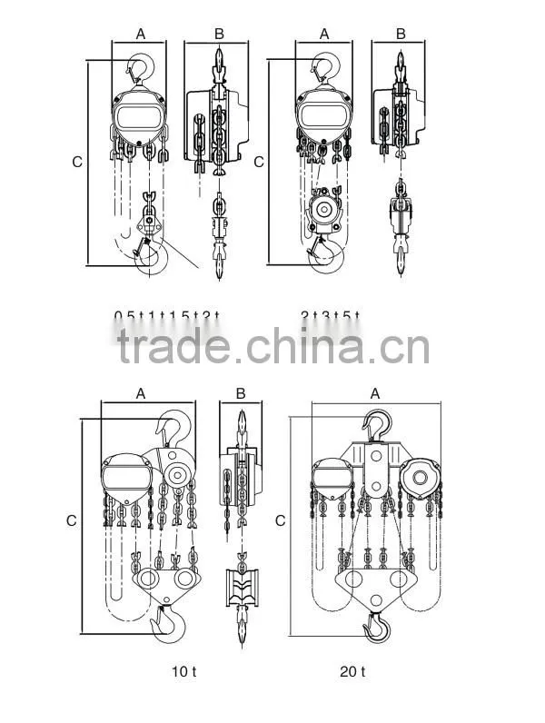 Manual Chain Hoist Hand Chain Hoist