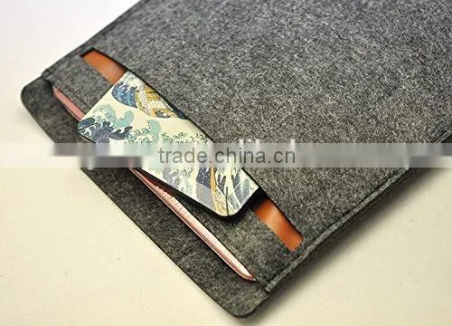 New Arrival Tablet Sleeve Woolen Felt Bag For iPad Pro Tablet Pouch Case