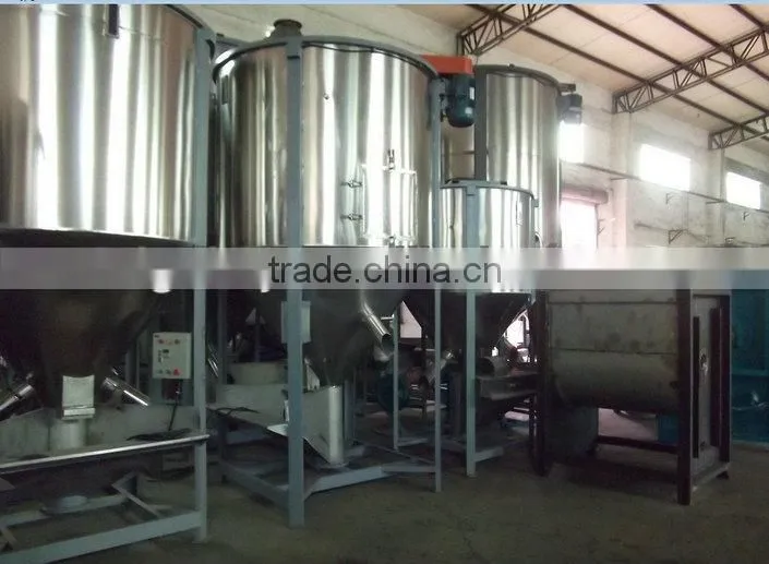 pellet shape raw material vertical mixer