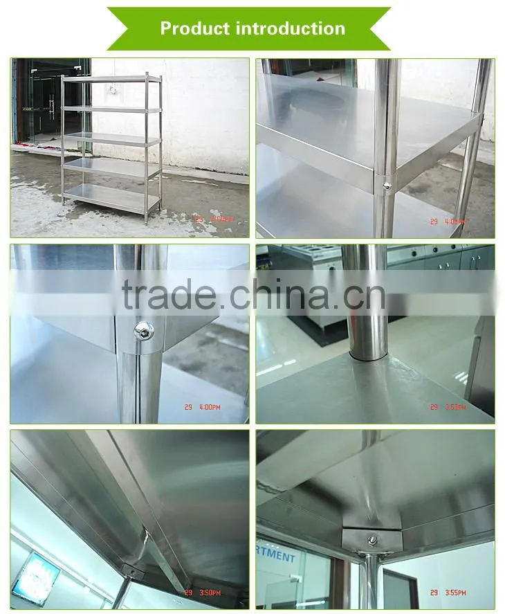 Commercial Stainless Steel Kitchen Shelf Rack/Cheap Price Kitchen Storage Rack BN-R05