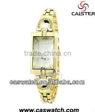 Top quality brass watch Japan movement quartz watch for lady
