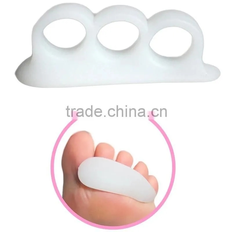 Silicone Gel Insoles For Toes Bunion Toe Separator Toe Stretcher