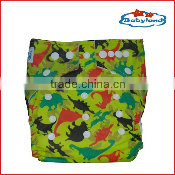 Free Shipping 2015 New Prints Babyland Baby Cloth Diapers Bamboo Charcoal Diapers