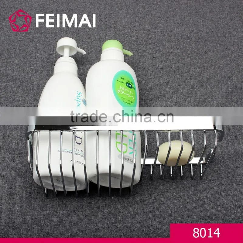 Uniqure Design Bathroom Fittings Shower Shelf Bath Caddy Basket