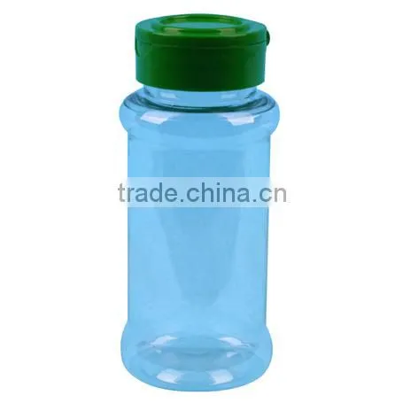 PET Food grade nontoxic plastic bottle, lid with holes,salt and pepper bottle caps