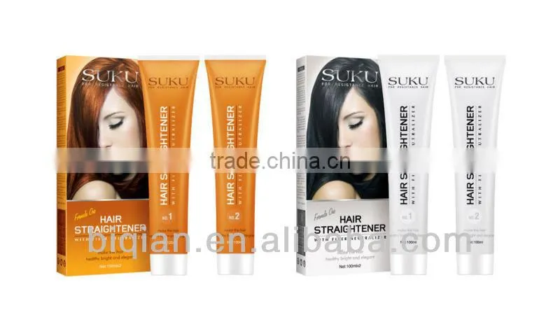 Permanent hair straightening cream