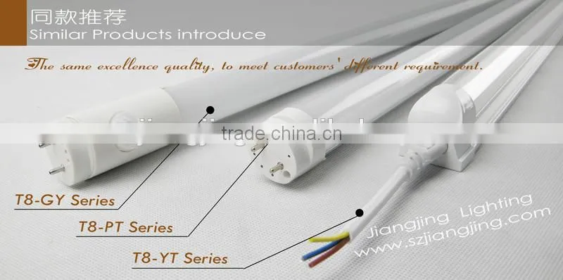 4ft 18W 110lm/W Milky Cover T8 LED Pink Tube Light