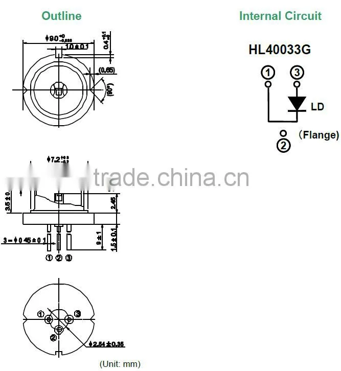 Favorable Price Openxt 1W Blue Violet TO9 405nm Laser Diode