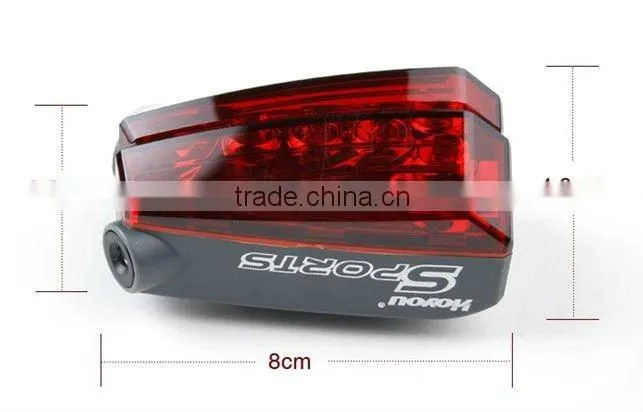 Hot sale LED bicycle laser light/bicycle light/led bicycle light