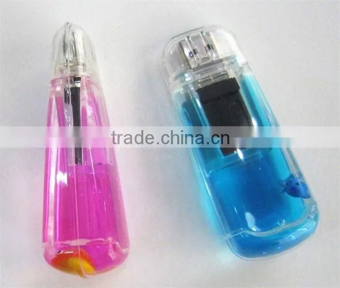 Aqua usb flash disk pen drive with customized floater