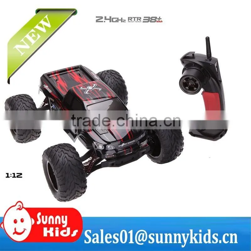 Hot selling high power electric rc car 2.4g electric rc monster truck bigfoot car