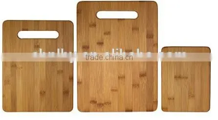Totally Bamboo 3 Piece Bamboo Cutting Board Set, For Meat & Veggie Prep, Serve Bread, Crackers & Cheese, Cocktail Bar Board