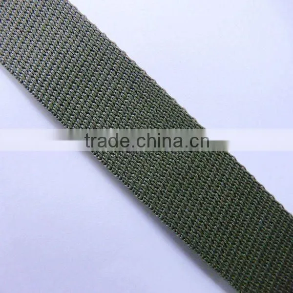 25mm olivegreen polypropylene webbing strap for luggages