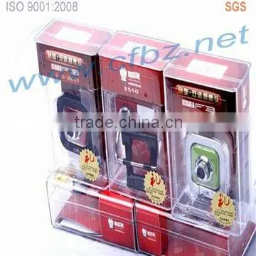 MP3 clear PET plastic packaging