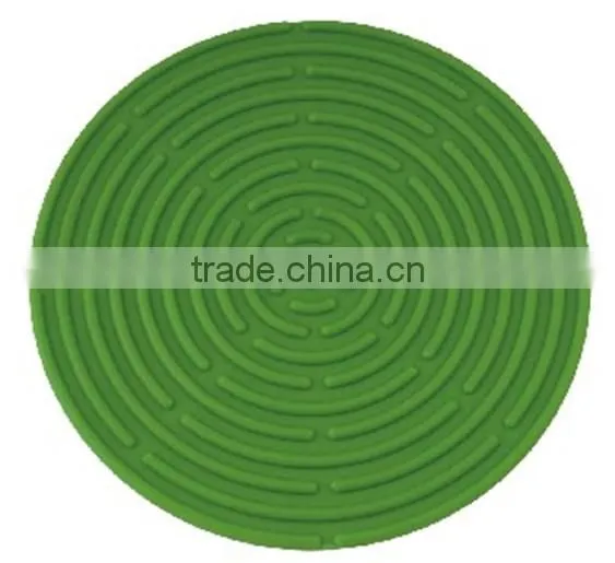 175x175x3.2mm weave shape Anti-dust silicone coaster trivet
