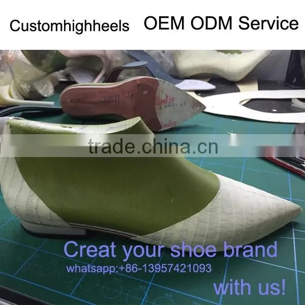 OEM ODM round toe genuine leather shoes low heel middle heel shoes producetion
