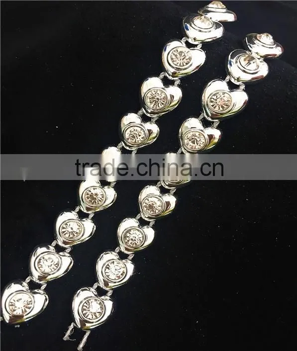 Bling rhinestone mesh plastic rhinestone trimming Garment Accessories