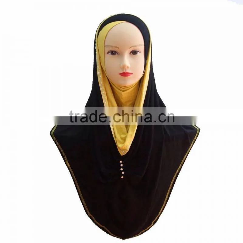 H228 popular muslim jersey hijab,big size long hijab