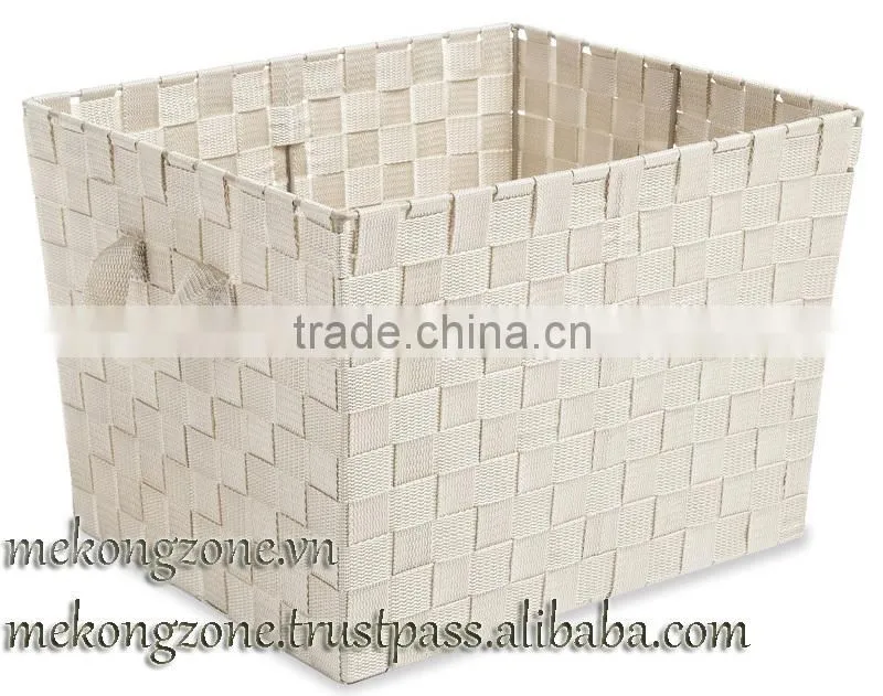 Plastic Woven Storage Basket