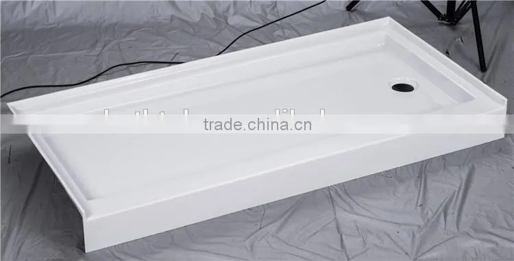rectangular shower base,upc rectangle shower base,tray with tile flange