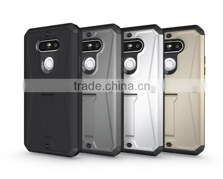 High Quality Kickstand Hybrid Robot Cell Phone Case For LG G5