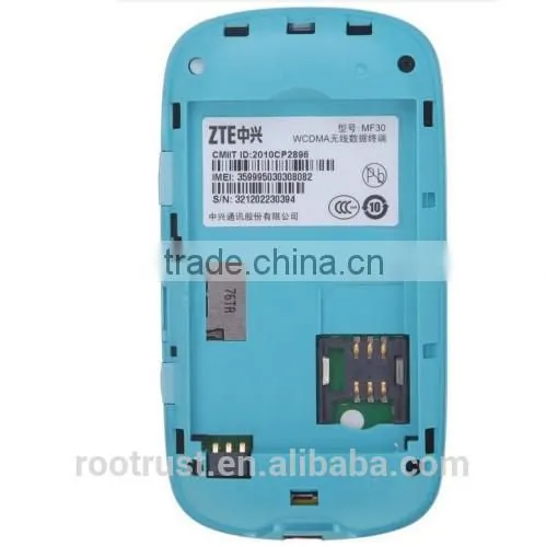 Cheapest 3G pocket wifi router ZTE MF30 Global Mobile Hotspot 3G Wireless Modem 7.2Mbps with TF Card Slot(Black