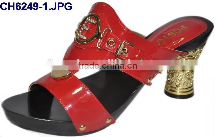 CH6249-6 Fashion women low heel /wholesale sandals for party