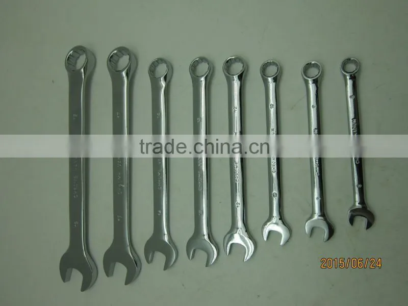 8pcs combination wrench tool set ,spanner wrench set repair hand tools