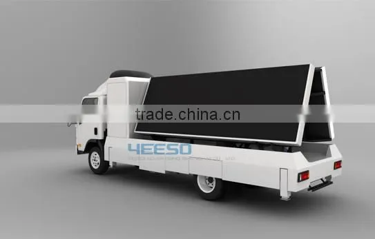 P10 outdoor mobile scrolling advertising LED display truck