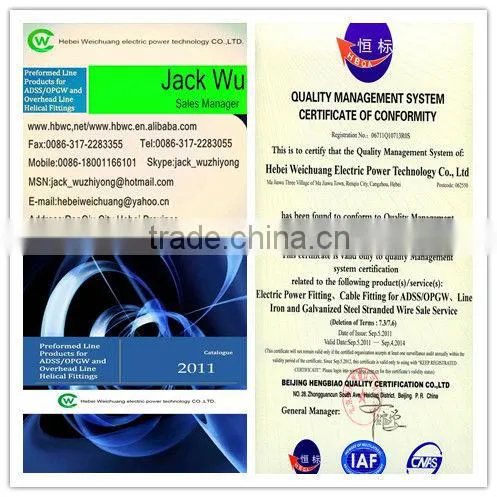 PE1500/ insulated metal fittings/overhead line fitting