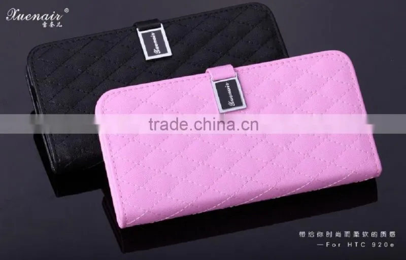 Whosale sheep leather Case for HTC 920E