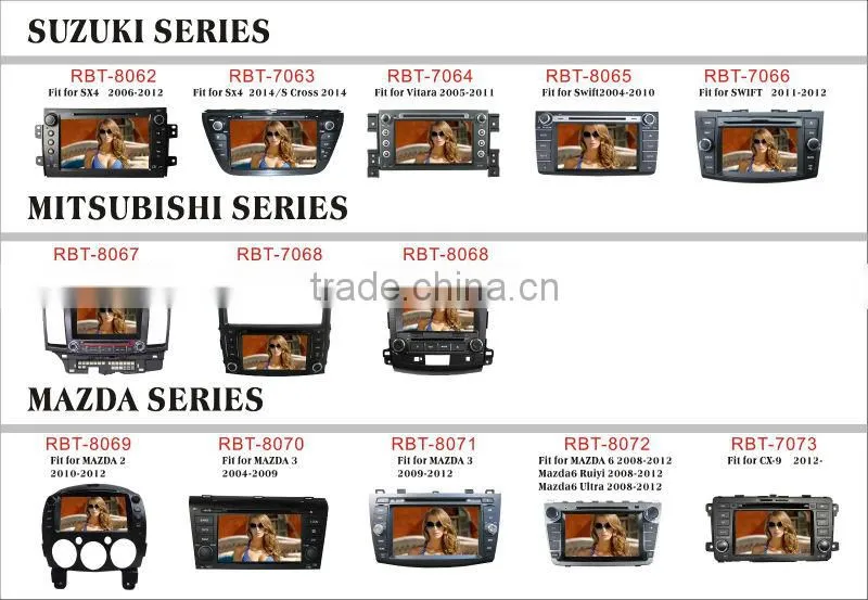 Fit for suzuki sx4 2006 -2012 CAR DVD BLUETOOTH TV GPS NAVIGATION IPOD 3G/WIFI PLAYER