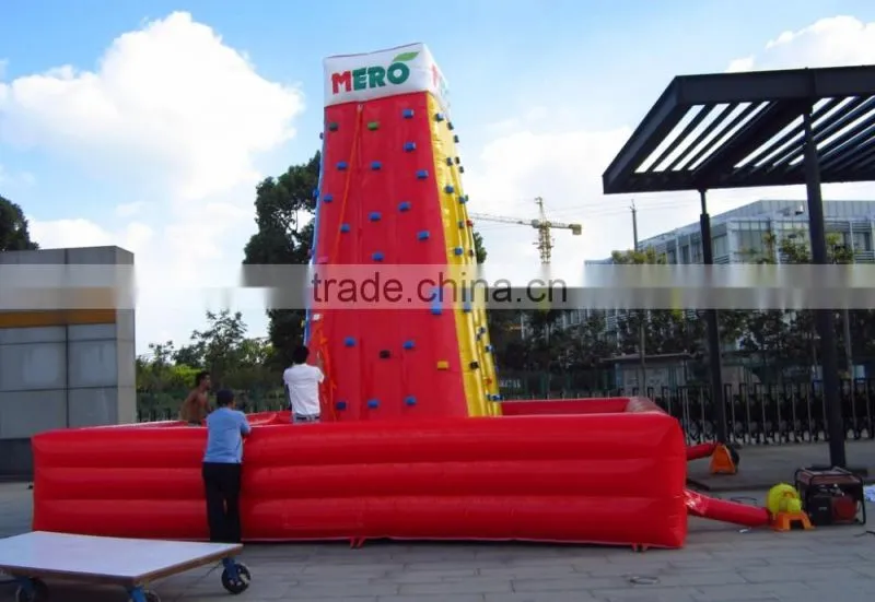 Playground Advertising Inflatable Outdoor Climbing Mountain Rock Climbing Wall