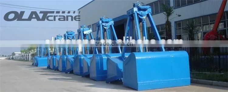 Customizable crane mechanical type double rope grab bucket