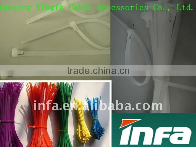 Plastic sprayed stainless steel cable tie(stainless steel lock steel ball ties)