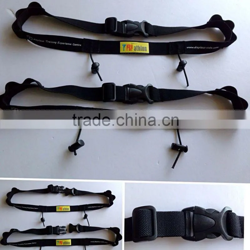 Custom Triathlon Marathon Race Number Belt