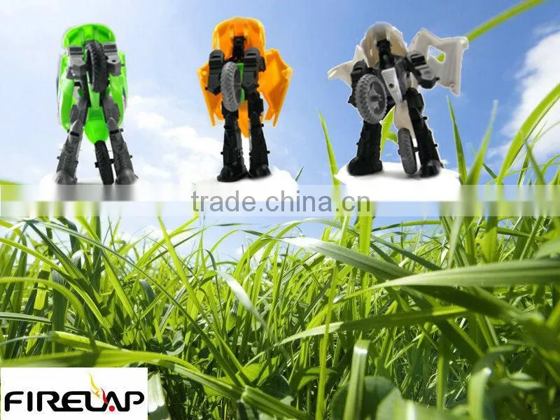 Robort Motorbike Plasctic DIY Toy Transformer toys
