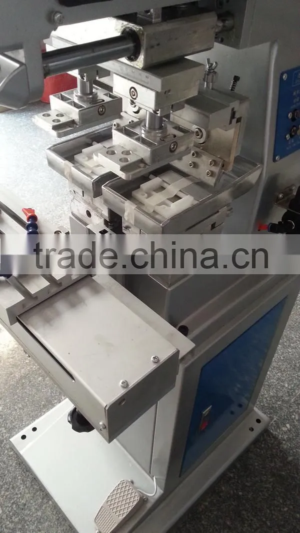 two color inkwell pad printer with shuttle for sale pad printing machine China