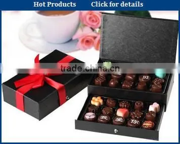 Custom Heart Shaped Chocolate Box For Wedding Invitation
