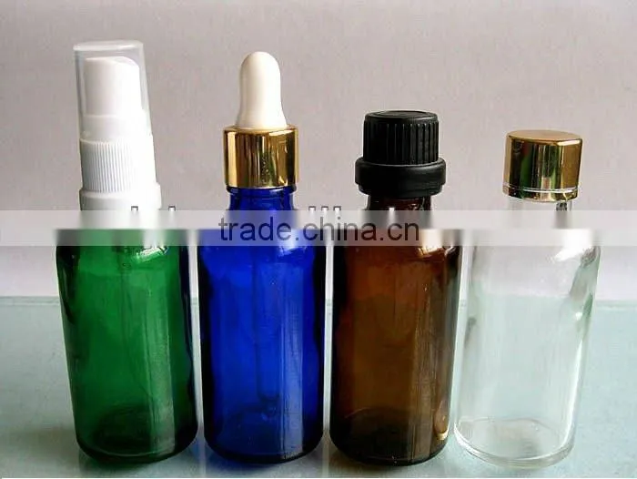 amber essential oil bottle