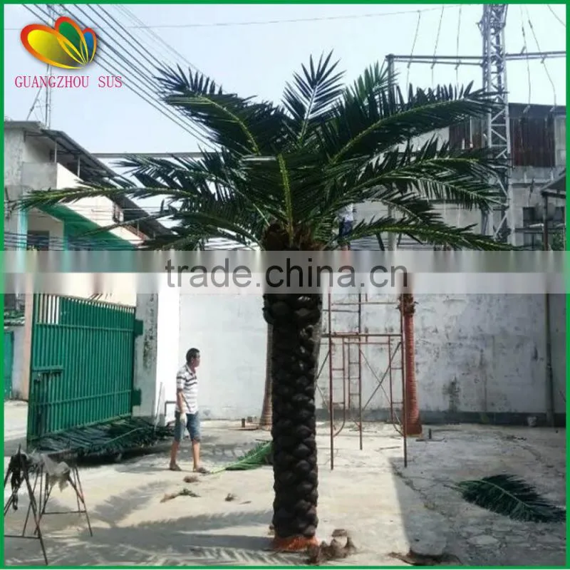5m fiberglass trunk artificial date palm tree cheap price artificial palm tree