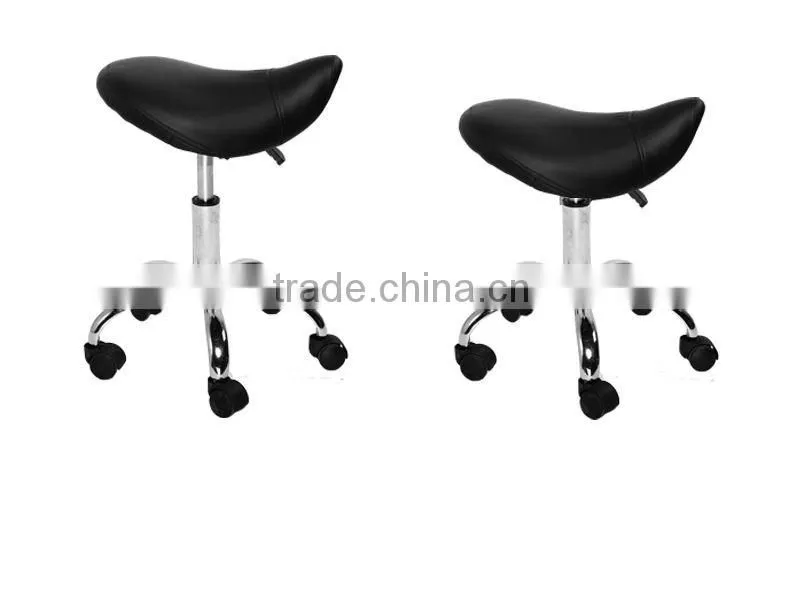 COMFY MA04 Chrome Salon Saddle Stool