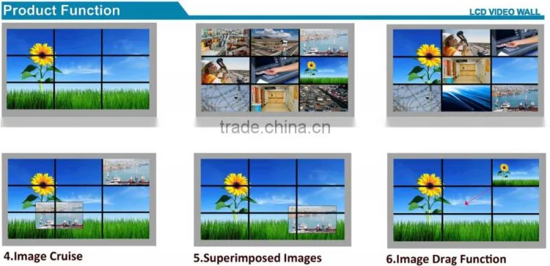 Chestnuter 42 inch splicing video wall for live broadcast 1080 HD good quality display supported