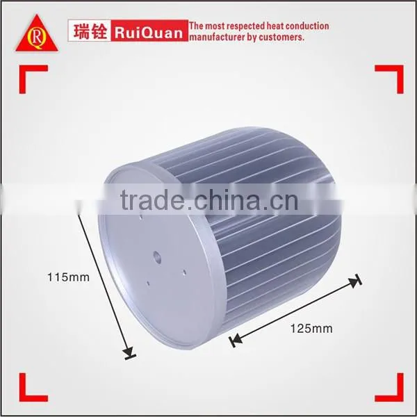 High Power CNC machining aluminum extruded Led heatsink