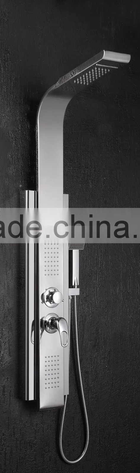 Big size hot selling one piece stainless steel 304 corner shower colum