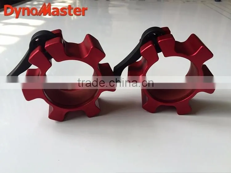Dynomaster Olympic Weight Collars / OSO Barbell Weight Collars/ Yellow Collar Barbell