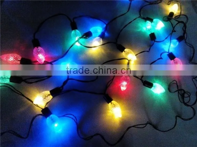 christmas decoration/christmas light with pendants-strawberry